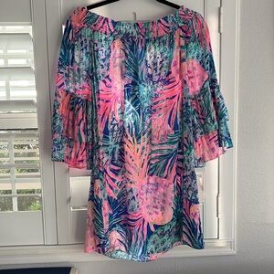 Lilly Pulitzer Colorful Smocked Top